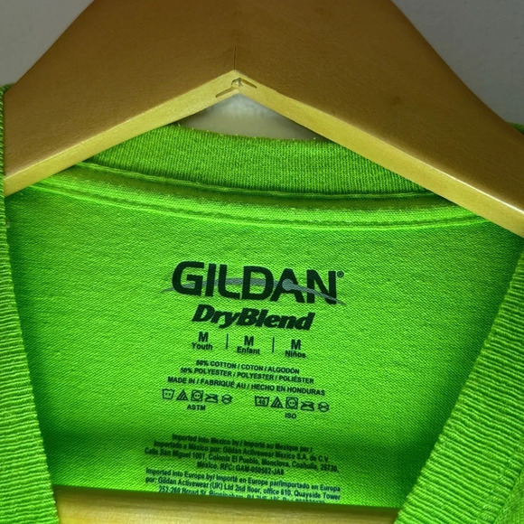 Gildan Green dragon Desing Kids T shirt size M infants Boy Scout shirt - Picture 4 of 8